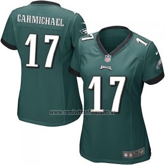 Camiseta NFL Game Mujer Philadelphia Eagles Carmichael Verde