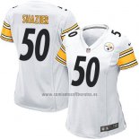 Camiseta NFL Game Mujer Pittsburgh Steelers Shazier Blanco