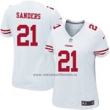 Camiseta NFL Game Mujer San Francisco 49ers Sanders Blanco