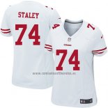 Camiseta NFL Game Mujer San Francisco 49ers Staley Blanco