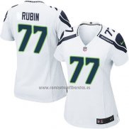 Camiseta NFL Game Mujer Seattle Seahawks Rubin Blanco