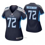 Camiseta NFL Game Mujer Tennessee Titans David Quessenberry Azul2