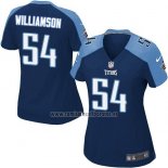 Camiseta NFL Game Mujer Tennessee Titans Williamson Azul Oscuro