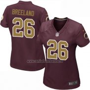 Camiseta NFL Game Mujer Washington Commanders Breeland Marron