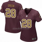 Camiseta NFL Game Mujer Washington Commanders Green Marron