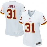 Camiseta NFL Game Mujer Washington Commanders Jones Blanco