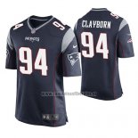 Camiseta NFL Game New England Patriots Adrian Clayborn Azul