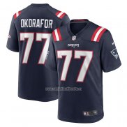 Camiseta NFL Game New England Patriots Chukwuma Okorafor Azul