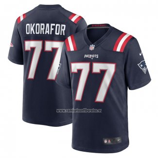Camiseta NFL Game New England Patriots Chukwuma Okorafor Azul