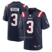 Camiseta NFL Game New England Patriots Quinn Nordin Azul