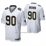 Camiseta NFL Game New Orleans Saints Malcom Brown Blanco