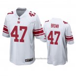 Camiseta NFL Game New York Giants Cameron Brown Blanco