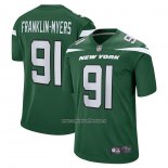 Camiseta NFL Game New York Jets John Franklin-Myers Verde