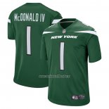 Camiseta NFL Game New York Jets Will McDonald IV 2023 NFL Draft First Round Pick Verde