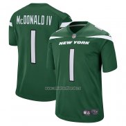 Camiseta NFL Game New York Jets Will McDonald IV 2023 NFL Draft First Round Pick Verde