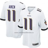 Camiseta NFL Game Nino Baltimore Ravens Aiken Blanco