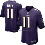 Camiseta NFL Game Nino Baltimore Ravens Aiken Violeta