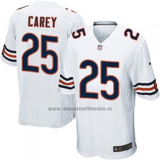 Camiseta NFL Game Nino Chicago Bears Carey Blanco