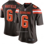 Camiseta NFL Game Nino Cleveland Browns Baker Mayfield Marron