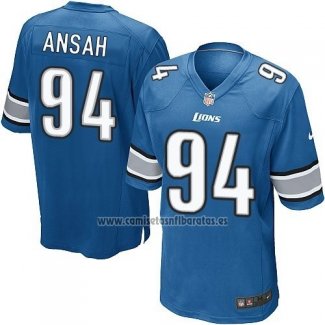 Camiseta NFL Game Nino Detroit Lions Ansah Azul