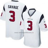 Camiseta NFL Game Nino Houston Texans Savage Blanco