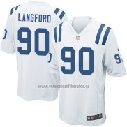 Camiseta NFL Game Nino Indianapolis Colts Langford Blanco