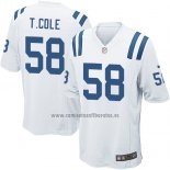 Camiseta NFL Game Nino Indianapolis Colts T.Cole Blanco
