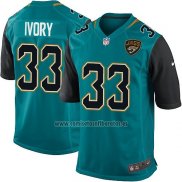 Camiseta NFL Game Nino Jacksonville Jaguars Ivory Azul