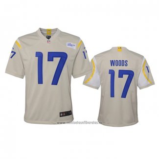 Camiseta NFL Game Nino Los Angeles Rams Robert Woods 2020 Marfil