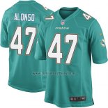 Camiseta NFL Game Nino Miami Dolphins Alonso Verde