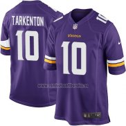 Camiseta NFL Game Nino Minnesota Vikings Tarkenton Violeta