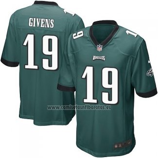 Camiseta NFL Game Nino Philadelphia Eagles Givens Verde Oscuro