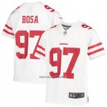Camiseta NFL Game Nino San Francisco 49ers Nick Bosa Blanco