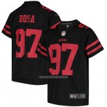 Camiseta NFL Game Nino San Francisco 49ers Nick Bosa Negro
