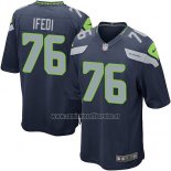 Camiseta NFL Game Nino Seattle Seahawks Ifedi Azul Oscuro