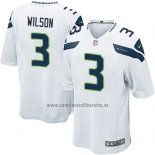 Camiseta NFL Game Nino Seattle Seahawks Wilson Blanco