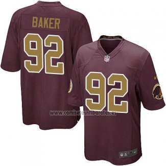 Camiseta NFL Game Nino Washington Commanders Baker Marron