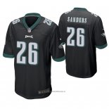 Camiseta NFL Game Philadelphia Eagles Miles Sanders Negro