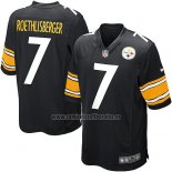 Camiseta NFL Game Pittsburgh Steelers Roethlisberger Negro