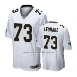 Camiseta NFL Game Saints Rick Leonard Blanco