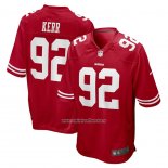 Camiseta NFL Game San Francisco 49ers Zach Kerr Rojo
