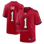 Camiseta NFL Game Tampa Bay Buccaneers Number 1 Dad Rojo
