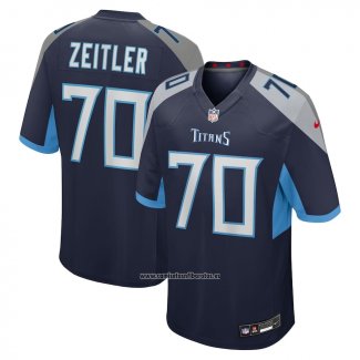 Camiseta NFL Game Tennessee Titans Kevin Zeitler Azul