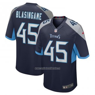 Camiseta NFL Game Tennessee Titans Khari Blasingame Azul