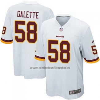 Camiseta NFL Game Washington Commanders Galette Blanco