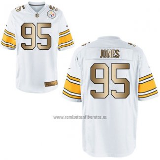 Camiseta NFL Gold Game Pittsburgh Steelers Jones Blanco