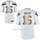 Camiseta NFL Gold Game Seattle Seahawks Lockett Blanco