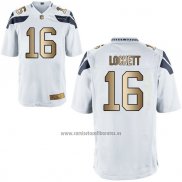Camiseta NFL Gold Game Seattle Seahawks Lockett Blanco
