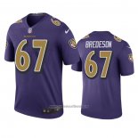 Camiseta NFL Legend Baltimore Ravens Ben Bredeson Violeta Color Rush
