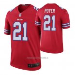 Camiseta NFL Legend Buffalo Bills 21 Jordan Poyer Color Rush Rojo